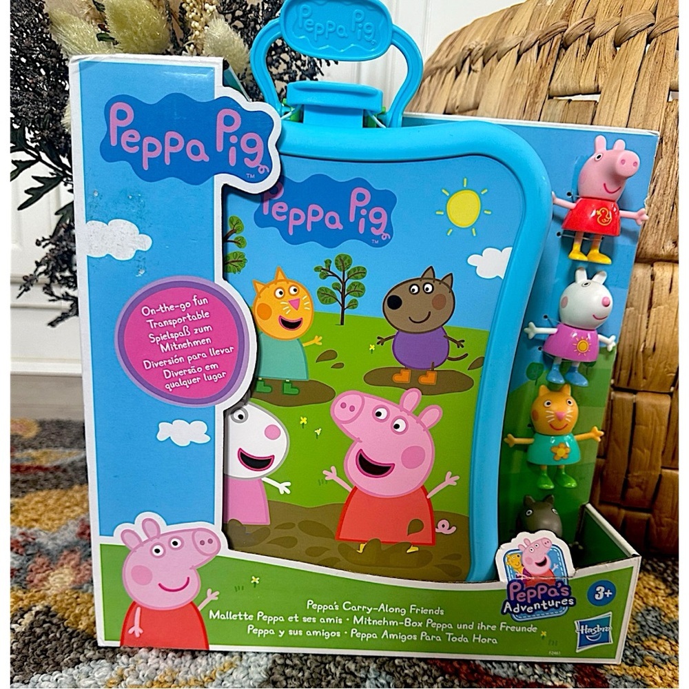 New Peppa Pig Adventure Travel Carry Along Friends and Case Limited Edition Set - Picture 11 of 15